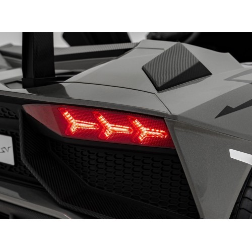 Samochód elektryczny dla dzieci Lamborghini Aventador SV, szary