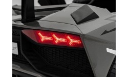 Samochód elektryczny dla dzieci Lamborghini Aventador SV, szary