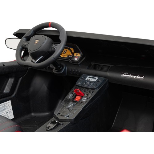 Samochód elektryczny dla dzieci Lamborghini Aventador SV, szary