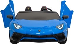 Pojazd elektryczny Lamborghini Aventador SV STRONG, niebieski