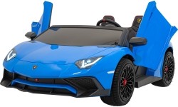 Pojazd elektryczny Lamborghini Aventador SV STRONG, niebieski