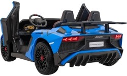 Pojazd elektryczny Lamborghini Aventador SV STRONG, niebieski
