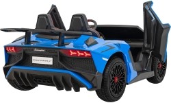Pojazd elektryczny Lamborghini Aventador SV STRONG, niebieski