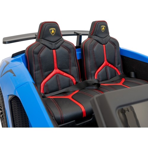 Pojazd elektryczny Lamborghini Aventador SV STRONG, niebieski
