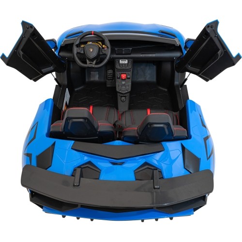 Pojazd elektryczny Lamborghini Aventador SV STRONG, niebieski