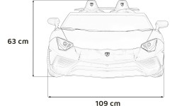 Pojazd elektryczny Lamborghini Aventador SV STRONG, niebieski