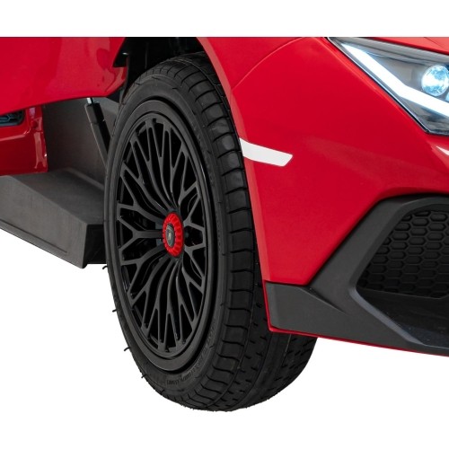 Pojazd elektryczny Lamborghini Aventador SV STRONG, czerwony