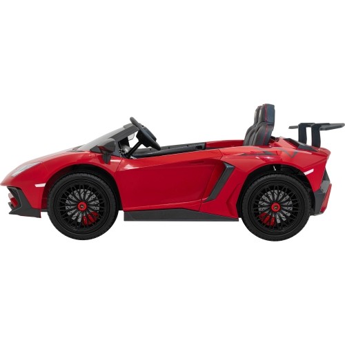 Pojazd elektryczny Lamborghini Aventador SV STRONG, czerwony