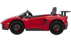 Pojazd elektryczny Lamborghini Aventador SV STRONG, czerwony