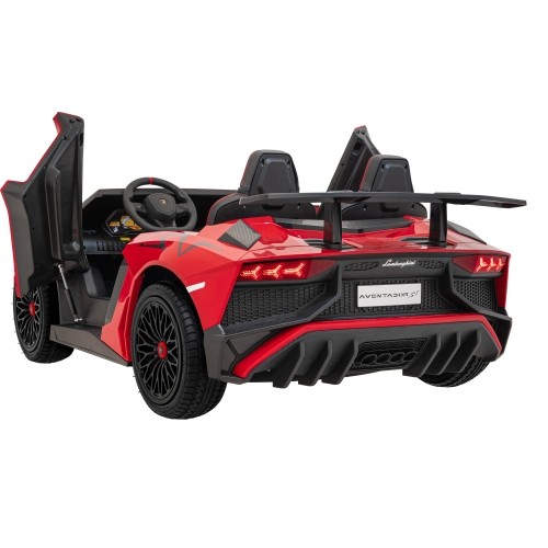 Pojazd elektryczny Lamborghini Aventador SV STRONG, czerwony