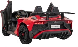 Pojazd elektryczny Lamborghini Aventador SV STRONG, czerwony