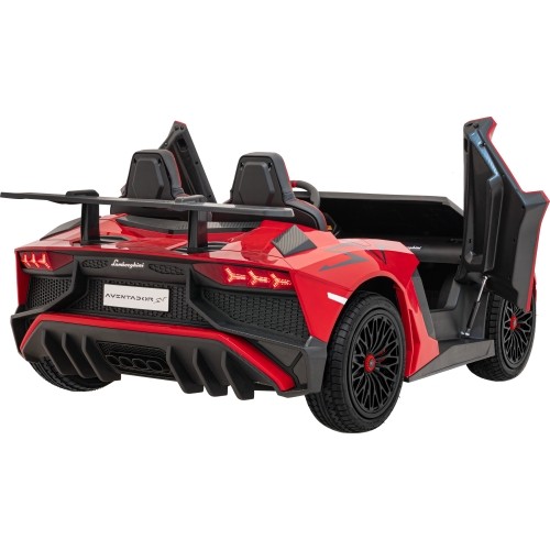 Pojazd elektryczny Lamborghini Aventador SV STRONG, czerwony