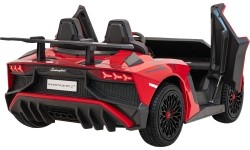 Pojazd elektryczny Lamborghini Aventador SV STRONG, czerwony