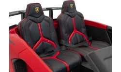 Pojazd elektryczny Lamborghini Aventador SV STRONG, czerwony