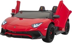Pojazd elektryczny Lamborghini Aventador SV STRONG, czerwony