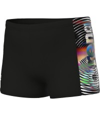 B Arena Lit Logo Swim Short Black-Multi 10-11 - 550