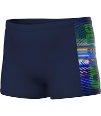 B Arena Lit Logo Swim Short Navy-Multi 10-11 - 750