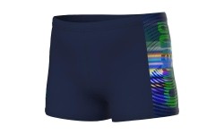 B Arena Lit Logo Swim Short Navy-Multi 10-11 - 750