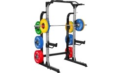 MULTIFUNCTIONAL HALF RACK POWER CAGE KLT5432 SEMI COMMERCIAL HMS