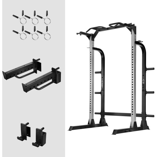 MULTIFUNCTIONAL HALF RACK POWER CAGE KLT5432 SEMI COMMERCIAL HMS