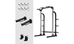 MULTIFUNCTIONAL HALF RACK POWER CAGE KLT5432 SEMI COMMERCIAL HMS
