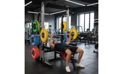 MULTIFUNCTIONAL HALF RACK POWER CAGE KLT5432 SEMI COMMERCIAL HMS