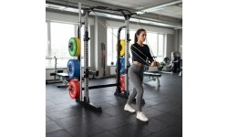 MULTIFUNCTIONAL HALF RACK POWER CAGE KLT5432 SEMI COMMERCIAL HMS