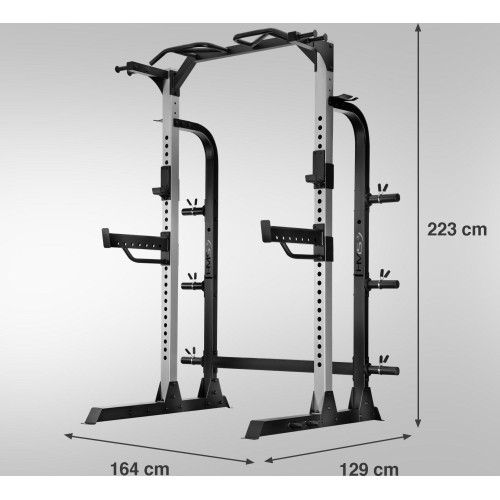 MULTIFUNCTIONAL HALF RACK POWER CAGE KLT5432 SEMI COMMERCIAL HMS