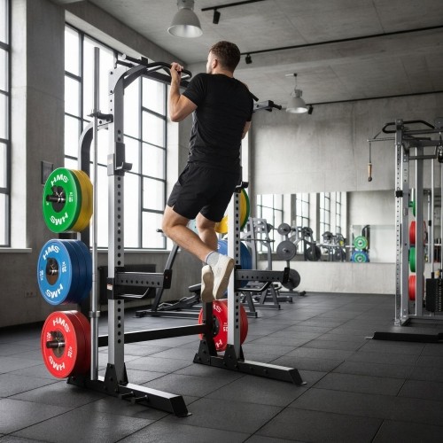 MULTIFUNCTIONAL HALF RACK POWER CAGE KLT5432 SEMI COMMERCIAL HMS