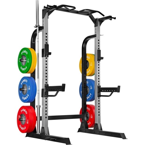 MULTIFUNCTIONAL HALF RACK POWER CAGE KLT5432 SEMI COMMERCIAL HMS