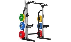 MULTIFUNCTIONAL HALF RACK POWER CAGE KLT5432 SEMI COMMERCIAL HMS