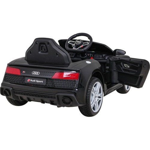 Pojazd elektryczny Audi R8 LIFT, czarny