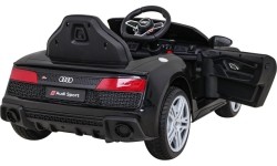 Pojazd elektryczny Audi R8 LIFT, czarny