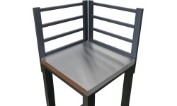 Moduł narożny TORINO 3 do kuchni zewnętrznej 47x47x123cm