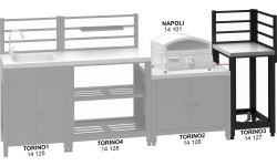 Moduł narożny TORINO 3 do kuchni zewnętrznej 47x47x123cm