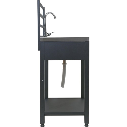Stół modułowy ze zlewem TORINO 1 do kuchni na zewnątrz 60x47x123cm