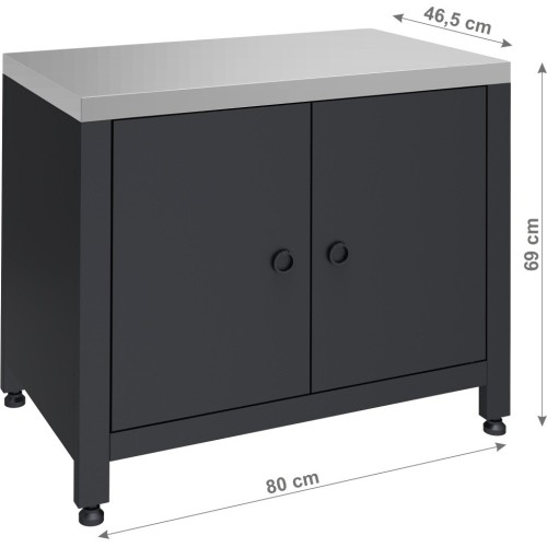 Modułowa szafka grillowa TORINO 2 do kuchni zewnętrznej 80x47x69cm