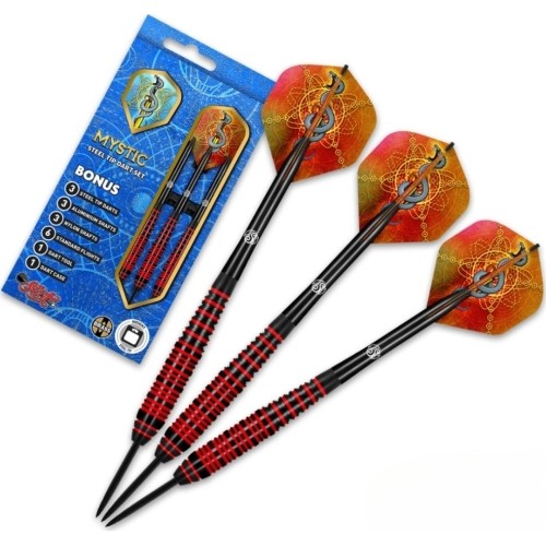 Darts Shot Value Range Mystic Red Plated Brass Steel – 3-Pack