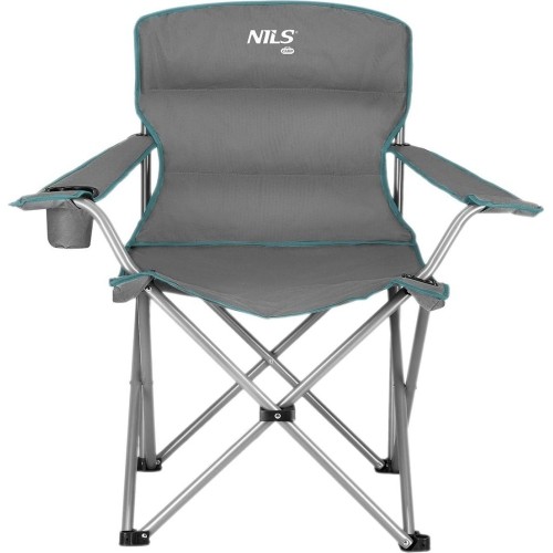 NC3079 SZARO-ZIELONE KRZESŁO KEMPINGOWE NILS CAMP