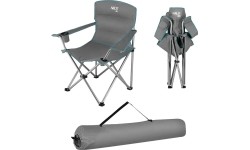 NC3079 SZARO-ZIELONE KRZESŁO KEMPINGOWE NILS CAMP