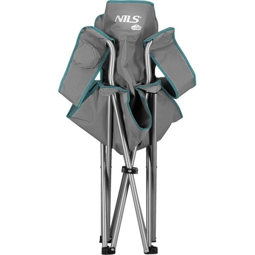 NC3079 SZARO-ZIELONE KRZESŁO KEMPINGOWE NILS CAMP