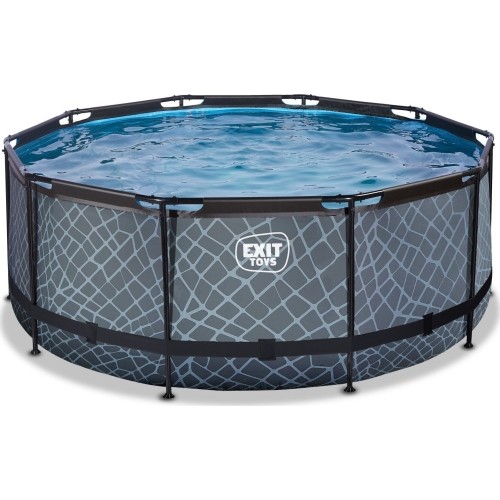 Basen EXIT Stone ø360 x 122 cm z pompą i filtrem