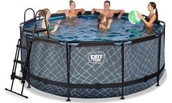 Basen EXIT Stone ø360 x 122 cm z pompą i filtrem