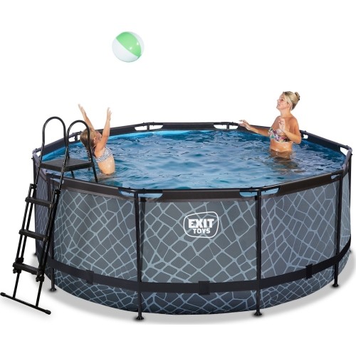 Basen EXIT Stone ø360 x 122 cm z pompą i filtrem