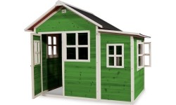 Drewniany domek do zabawy EXIT Loft 150, zielony