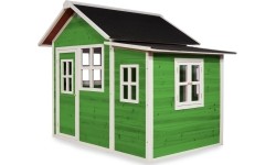 Drewniany domek do zabawy EXIT Loft 150, zielony