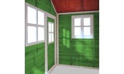 Drewniany domek do zabawy EXIT Loft 150, zielony