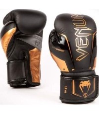 Rękawice bokserskie Venum Elite Evo - Black/Bronze