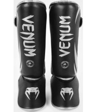 Ochraniacze goleni Venum Challenger 2.0 Standup - czarny/srebrny