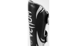 Ochraniacze goleni Venum Challenger 2.0 Standup - czarny/srebrny